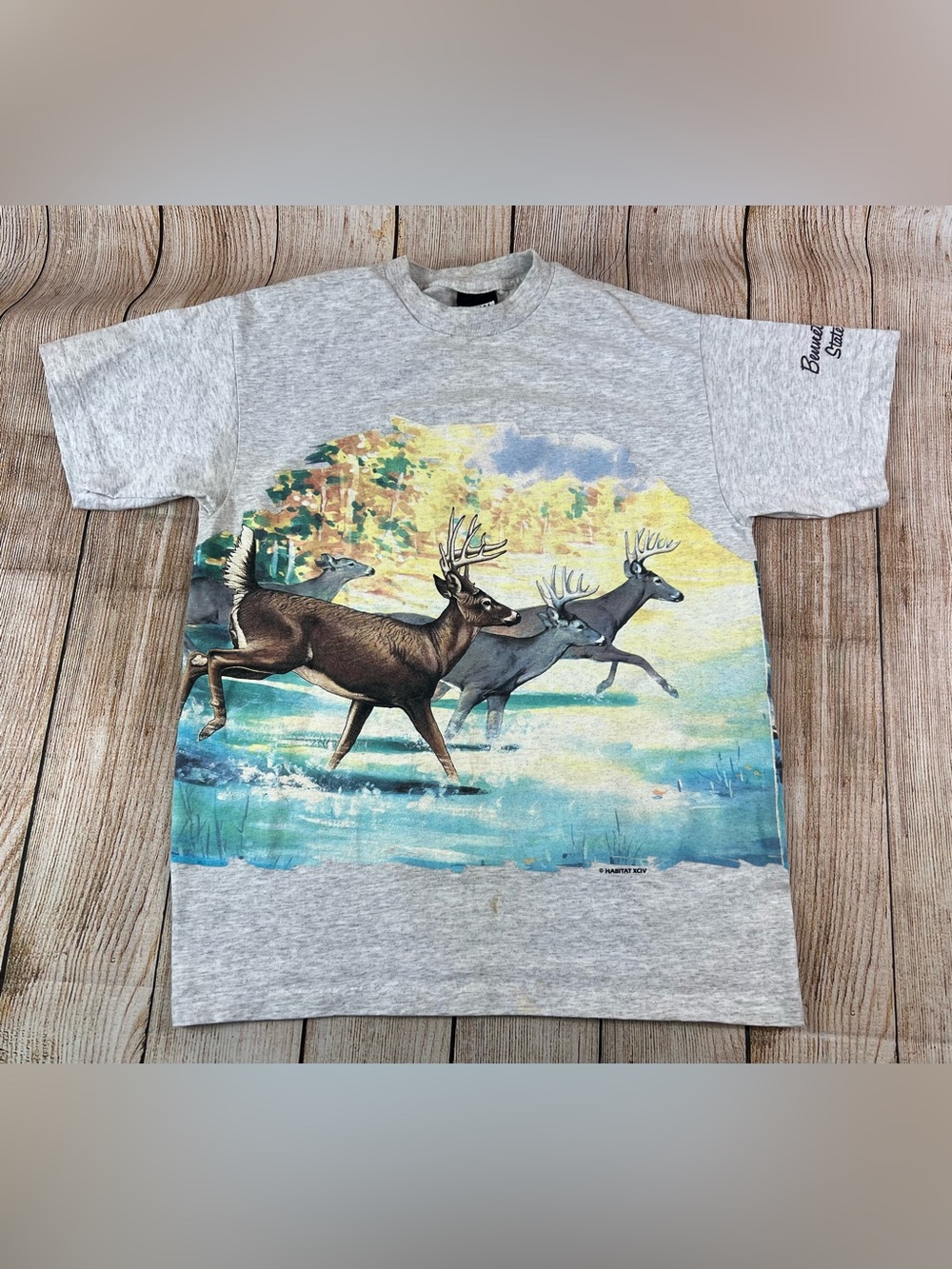 Vintage Signal Sport Habitat Whitetail Deer Bennett Spring Medium T Shirt